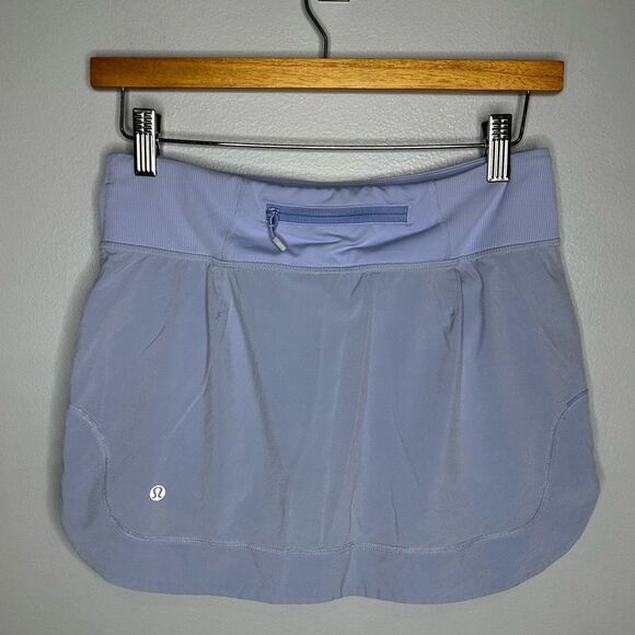 Lululemon Run For All Skirt purple Lavender Dusk Women’s size 4 - Picture 2 of 7